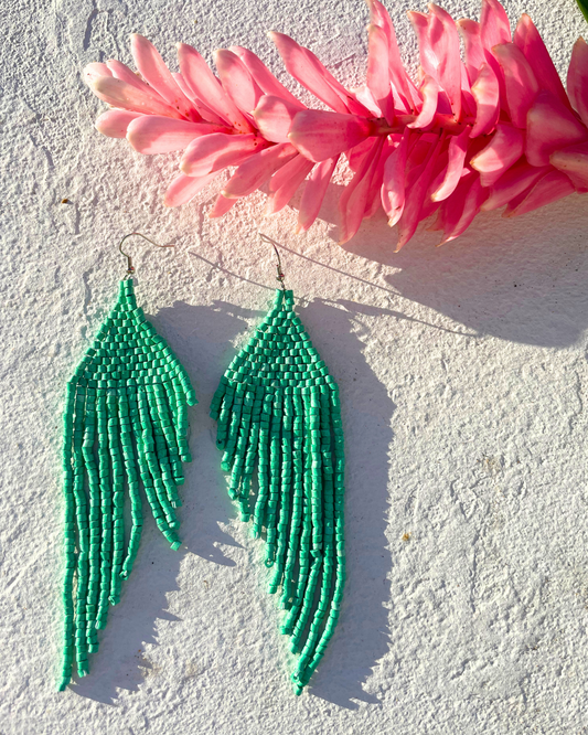 Beaded Earrings ~ Turquoise